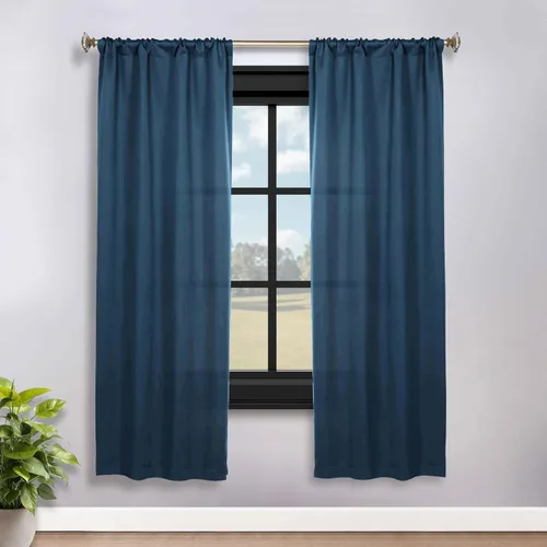 Vista 162 de Superior Cortinas Opacas, Oscurecimiento de Habitación, Dormitorio, Cortinas, Cocina, Acentos de Ventana de Sala de Estar, Bloqueo Solar, Térmico