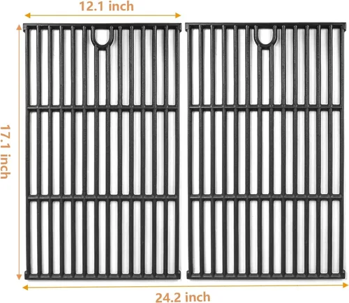 Vista 2 de Uniflasy Rejilla de cocción de hierro fundido para Nexgrill 720-0925P 720-0925 720-0925S 720-1012 parrilla de gas, para Nexgrill 720-0340