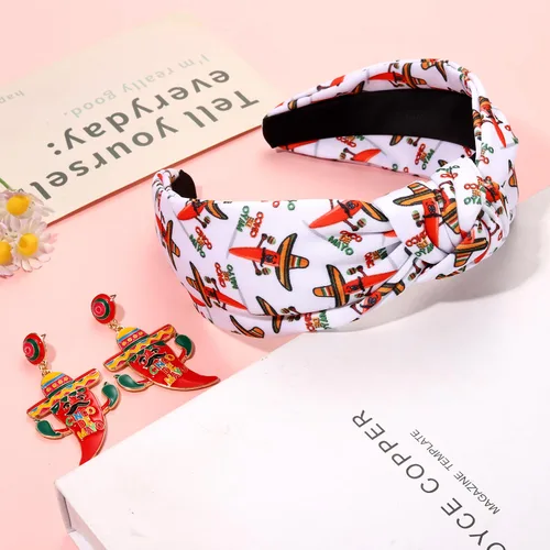 Vista 199 de YAHPERN Diadema para el día de San Valentín para mujer, colorida diadema de algodón con estampado de corazón de conversación XOXO Love, diadema