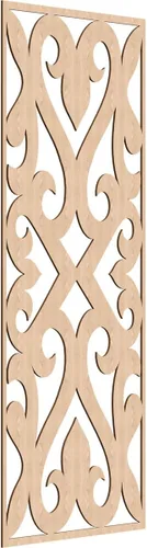 Vista 177 de Keene Paneles de pared decorativos de madera con calado, 9 3/8 pulgadas de ancho x 24 3/8 pulgadas de alto x 1/4 de alto, abedul Birch