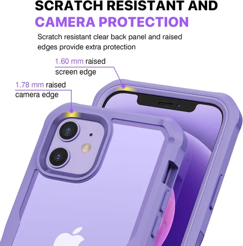 Vista 74 de CENHUFO Funda de privacidad para iPhone 11 Pro, funda de cuerpo completo con protector de pantalla de privacidad de vidrio templado 9H integrado