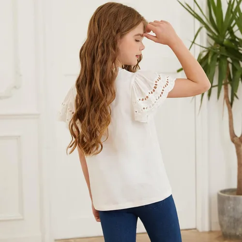 Vista 3 de blibean Camisas de moda para niña, tops de verano de 4 a 15 años