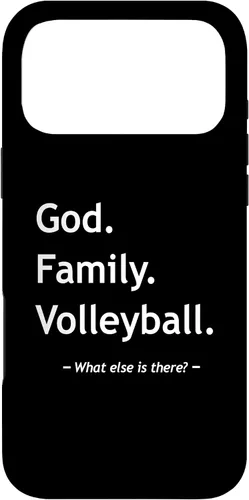 Vista 22 de Christian Faith Christianity God Family Volleyball Case for iPhone 17