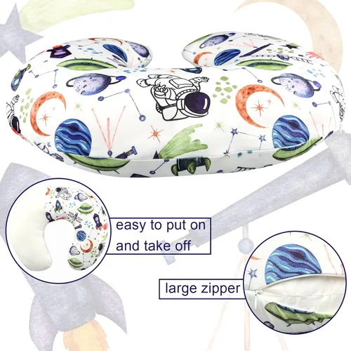 Vista 59 de Funda para almohada de lactancia TANOFAR, funda de almohada de lactancia neutral para bebés niños y niñas, funda de almohada de lactancia ultra