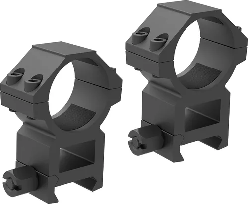 Vista 7 de 1 Inch Picatinny Scope Rings w/See-Thru Base, 1" Picatinny Scope Mount