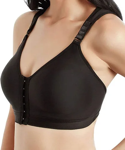 Vista 3 de SHAPERX Sujetador deportivo con cierre frontal para mujer