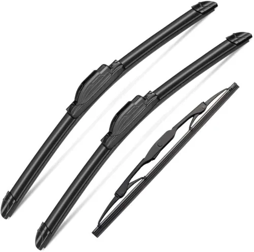 Vista 13 de 3 limpiaparabrisas para Jeep Wangler 2007-2017, Jeep Wrangler JK 2008-2018, equipo original de alta calidad para todo tipo de clima, 15 pulgadas, 15