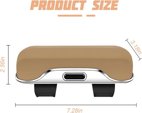 Vista 2 de zipelo Soporte para lentes de sol para visera solar de automóvil, soporte protector para guardar lentes automotrices, organizador suave