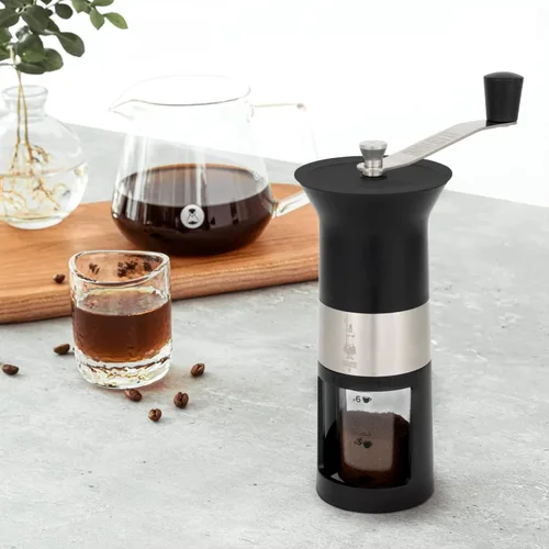 Vista 6 de Bialetti MCPRO001 Molinillo de café manual, acero aleado, negro