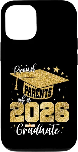 Vista 28 de Proud Parents of a Class of 2026 Graduate Senior Graduation Case for iPhone 16