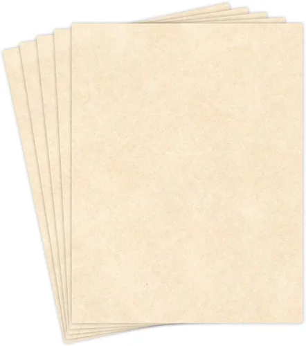 Vista 12 de Papel de cartulina reciclada pergamino envejecido, ideal para artes y manualidades, invitaciones, menús de restaurantes, tarjetas de felicitación