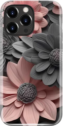 Vista 32 de LUMARKE Funda para iPhone 14/iPhone 13, lindo Y2K floral, carga inalámbrica Mosaico Tortuga Shell