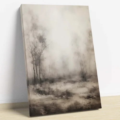 Vista 14 de Dthllay Impresiones Vintage de Bosque Paisaje Vintage Arte de Pared en Lienzo Cuadro Neutro Pintura Abstracta de Bosque Arte de Pared de Paisaje