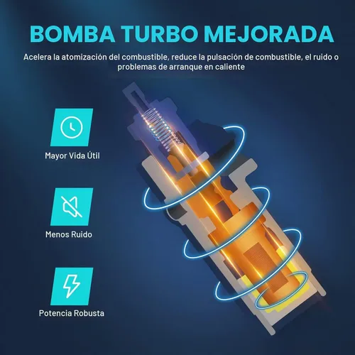 Vista 4 de Bomba de combustible para Nissan Altima 2.5L/3.5L, Quest 3.5L