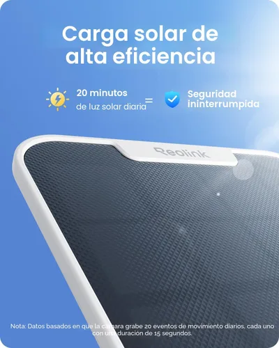 Vista 4 de REOLINK Argus PT Ultra 4K - Cámara de seguridad solar para exteriores