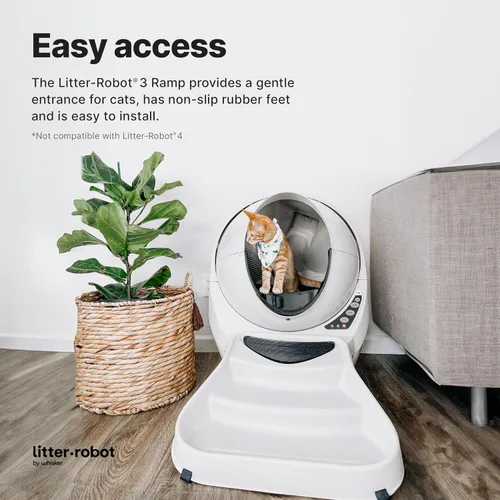 Vista 2 de Rampa Litter-Robot 3 por Whisker, Beige