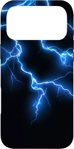 Vista 22 de Blue Lightning Storm Funda para iPhone 17