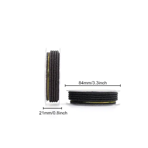Vista 2 de 1000 cuentas precargadas de nano-cuentas forradas de silicona de 0.118 pulgadas para extensiones de cabello, extensiones de cabello humano