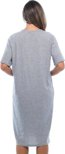 Vista 3 de Just Love - Camisón de dormir de manga corta para mujer