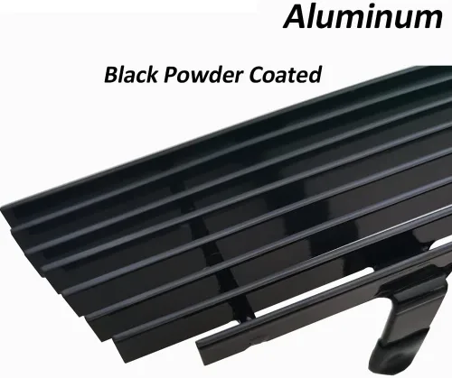 Vista 2 de Rejilla cromada para 2003 2004 2005 2006 Chevy Silverado 1500 SS delantera superior e inferior para parachoques billet inserto para parrilla combo 5
