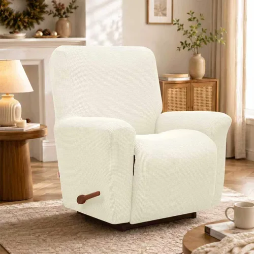 Vista 6 de KEKUOU Fundas para sillón reclinable, fundas para sillón reclinable Lazy Boy, fundas elásticas para sofá, 1 pieza de protector de muebles con parte