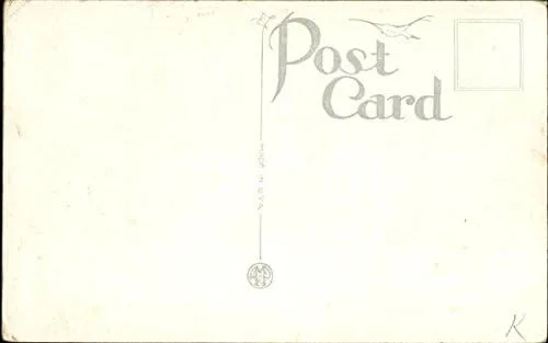 Vista 2 de The American Stationery Company Perú, Indiana EN Postal antigua original