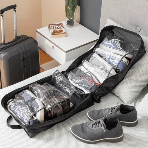 Vista 2 de Bolso de Viaje para Calzado Doshen InnovaGoods 12 zapatos
