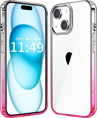 Vista 35 de JJGoo - Funda compatible con iPhone 17 Pro, funda transparente a prueba de golpes, funda protectora delgada con parte trasera de policarbonato duro
