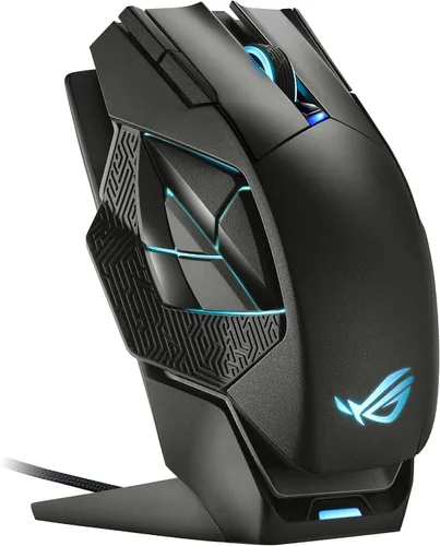 Vista 4 de ASUS ROG Strix Scope II 96 Teclado inalámbrico para juegos y ratón inalámbrico ROG Spatha X y funda ROG funda extendida