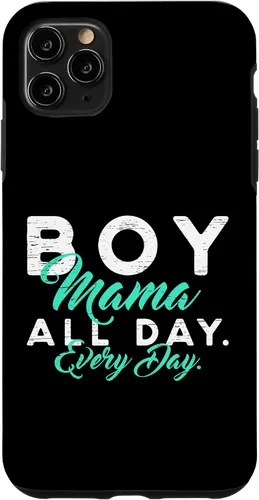 Vista 4 de Funda para iPhone 12 Mini Mommy Mom Happy Mother's Day Boy Mama All Day Every Day