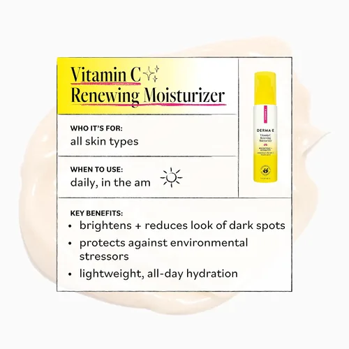 Vista 5 de DERMA-E Hidratante renovador de vitamina C – Crema renovadora de piel facial iluminadora e hidratante – Crema hidratante facial antienvejecimiento