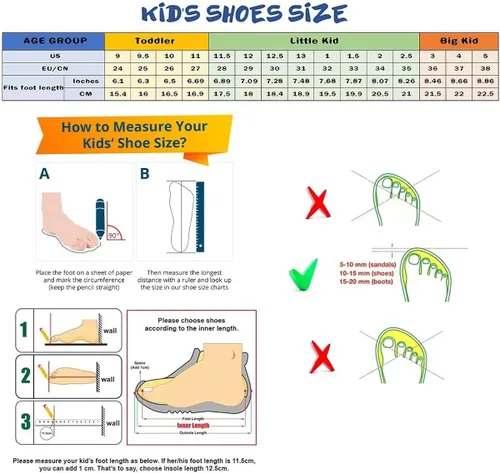 Vista 2 de Fefoe Kid Shoes for Boys Girls Canvas Lightweight Shoes Athletic Running Classic Adjustable Strap Sneakers
