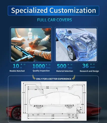 Vista 3 de Funda para automóvil Mercedes Benz, funda de automóvil de 7 capas impermeable para todo tipo de clima, para exteriores, cubierta completa contra