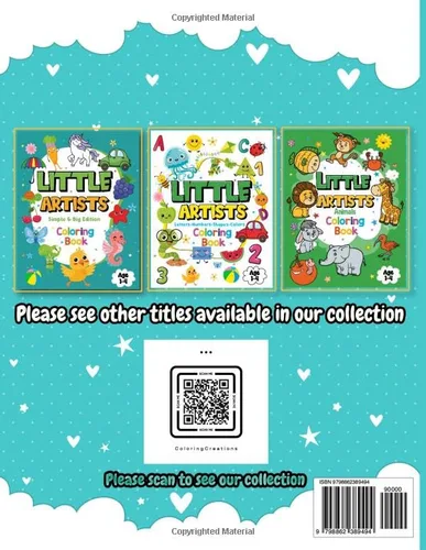 Vista 2 de Spanish ABC Coloring Book Perfect First Alphabet for Kids Ages 2-4 with Espanol including Word Tracing