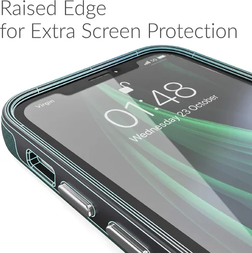 Vista 7 de Crave Funda para iPhone 12 mini, funda de protección dual para iPhone 12 mini (5.4 pulgadas) - Verde bosque