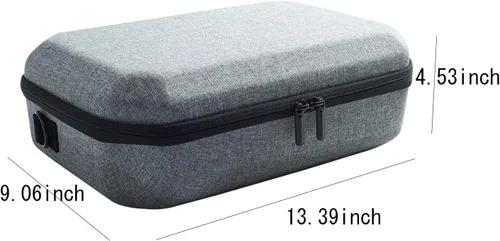 Vista 7 de Funda rígida de viaje para Oculus Quest 2, Meta Quest 2 VR para auriculares y controladores de videojuegos, impermeable, a prueba de golpes, bolsa