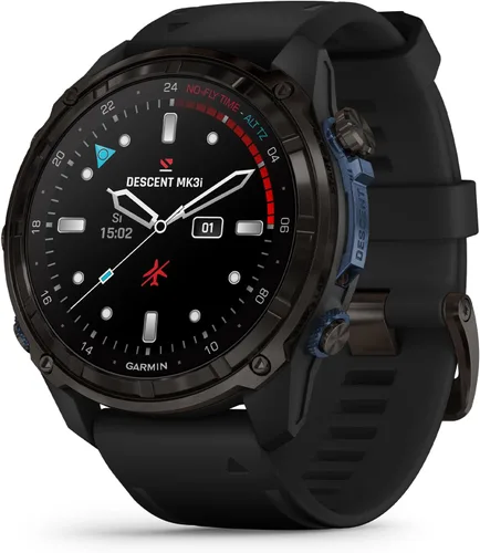 Vista 7 de Garmin Descent™ Mk3, computadora de buceo estilo reloj, 1.693 in, gris niebla Subwave Sonar Networking, Multiple Dive Modes, Dive Focused Design