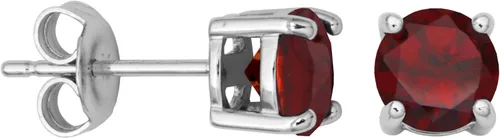 Vista 63 de Amazon Essentials Aretes redondos de plata de ley con piedra natal (anteriormente colección Amazon)