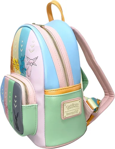 Vista 2 de Loungefly Pokemon Eeveelutions - Bolso de hombro con doble correa para mujer