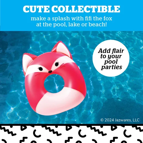 Vista 2 de BigMouth x Squishmallows - Flotador inflable original para piscina, tubo de natación para adultos y niños, suministros para fiestas en la piscina