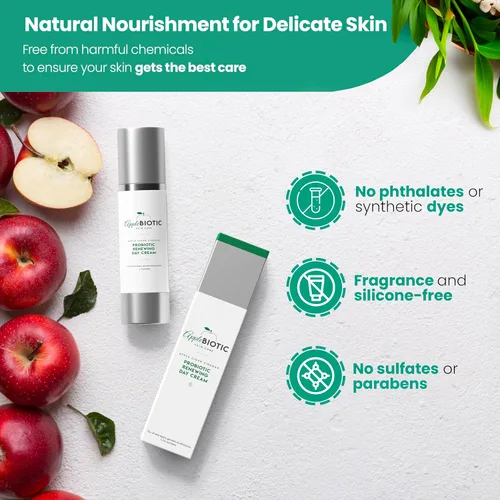Vista 3 de Crema facial de vinagre de sidra de manzana, hidratante, alivio del enrojecimiento, loción hidratante facial para piel seca, grasa, sensible, té