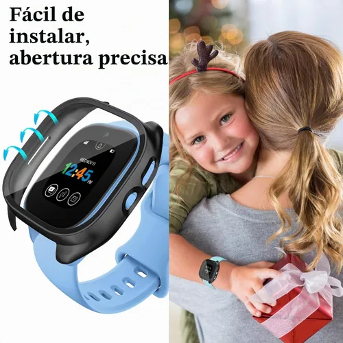 Vista 4 de 2 fundas protectoras de pantalla compatibles con Verizon Gizmo negro*2