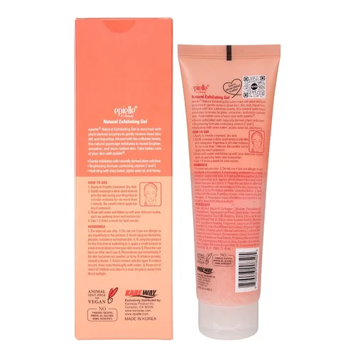 Vista 7 de Epielle Gommage - Gel exfoliante facial suave para piel clara y radiante, abrillantador de piel + removedor de piel muerta, 4.0 onzas líquidas