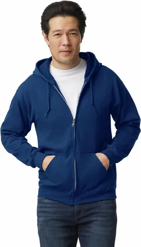 Vista 35 de Gildan Sudadera con capucha y cremallera completa para hombre