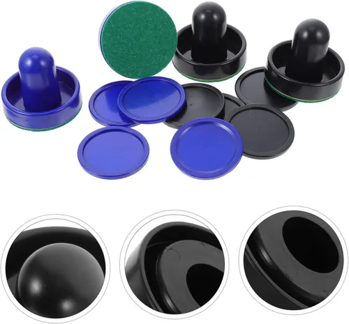 Vista 6 de 2 juegos de mini discos de hockey de aire para juegos de mesa, accesorios duraderos de hockey sobre hielo para juegos mejorados para adultos