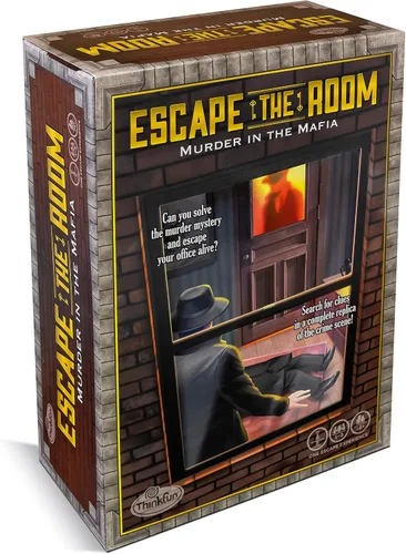 Vista 5 de ThinkFun Escape The Room: Murder in The Mafia - Atractivo juego de acertijos para mayores de 13 años Ideal para adolescentes y adultos