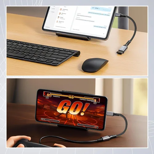 Vista 6 de OTG - Adaptador USB-C a USB 3.0 [paquete de 2] Thunderbolt 3 compatible con Apple MacBook Pro/Air iPhone 16 Pro Max/Plus/15 Samsung Galaxy