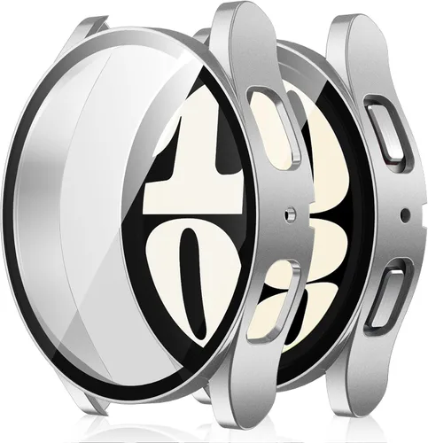 Vista 18 de Amizee Paquete de 2 fundas protectoras de pantalla compatibles con Samsung Galaxy Watch Ultra (2025/2024) de 1.772 pulgadas, con protector de negro