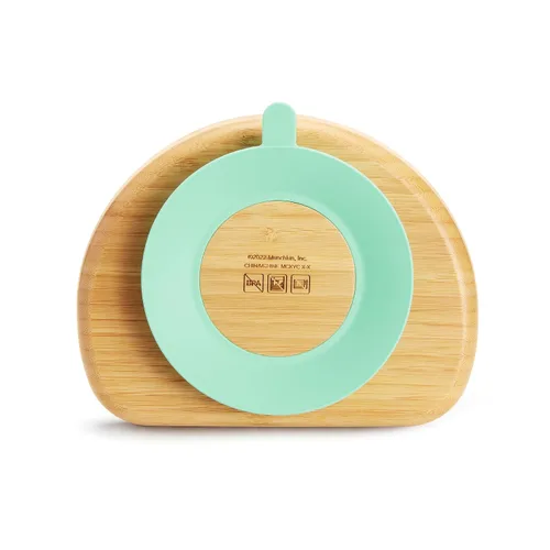 Vista 4 de Munchkin® Bambou™ Plato de Succión Dividido - Vajilla de Bambú Ecológica para Bebés y Niños Pequeños