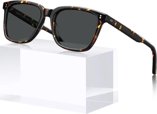Vista 73 de Carfia Chic - Lentes de sol polarizados para mujer, protección UV400, marco de acetato pulido a mano
